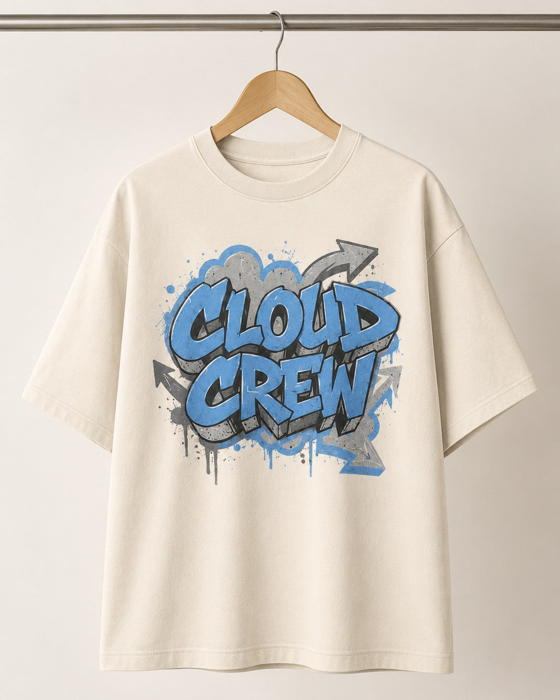 Blue/Grey Graphic Tee, lifestyle 4