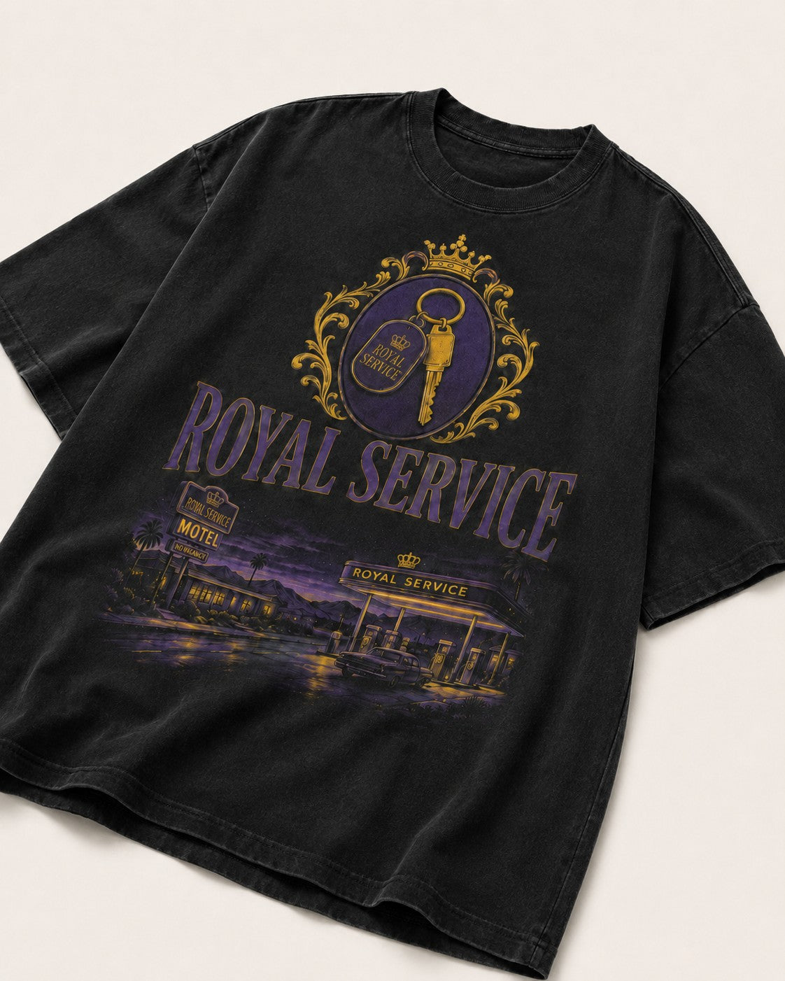 Purple/Gold Graphic Tee, lifestyle 4