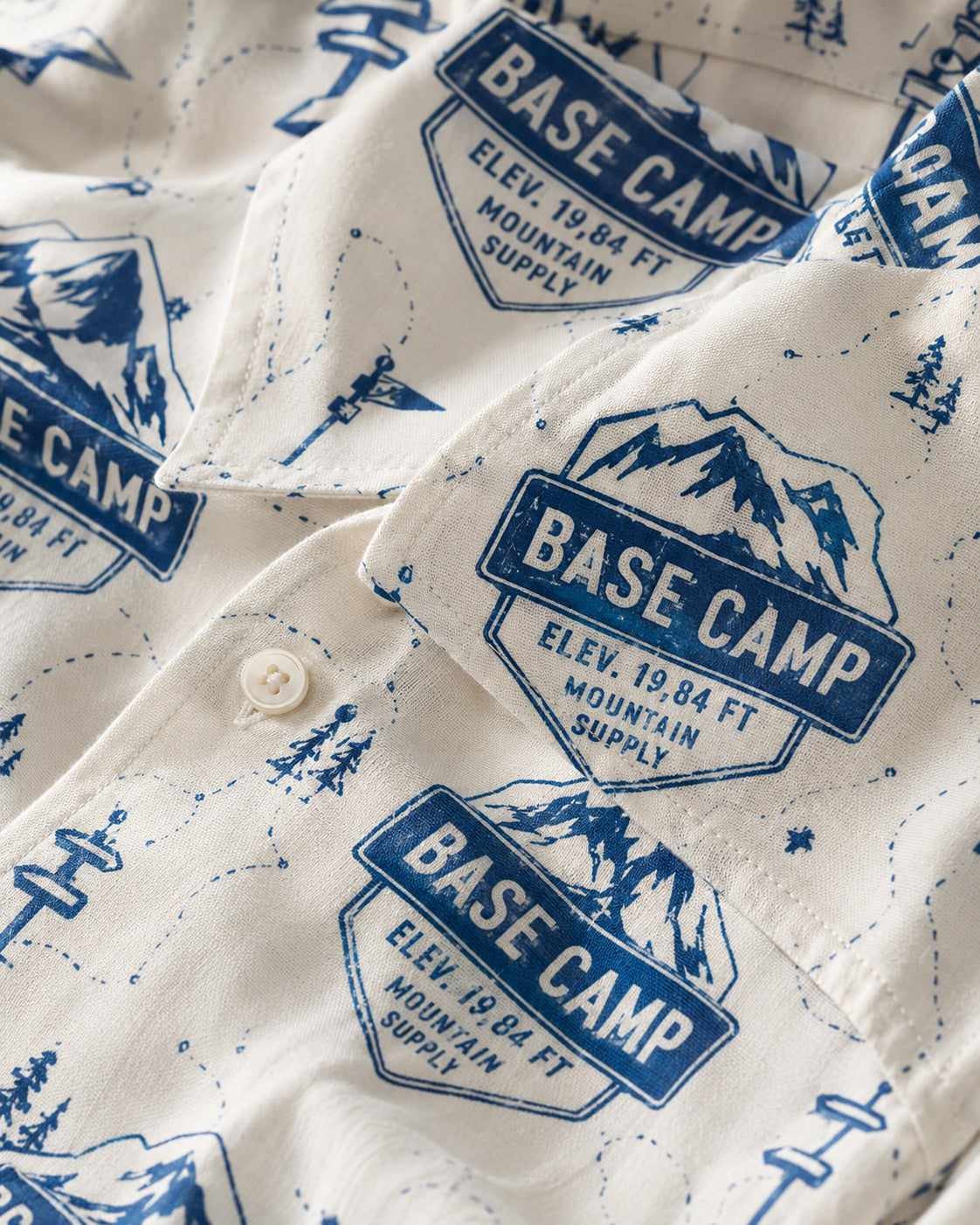 Blue/White Hawaiian Shirt, lifestyle 2