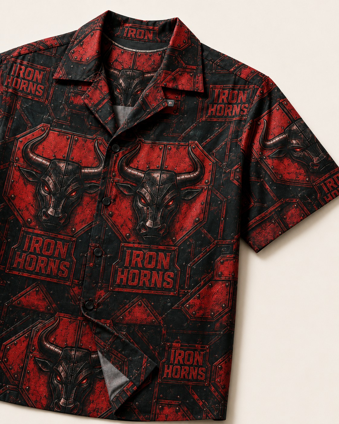 Red/Black Hawaiian Shirt, lifestyle 4
