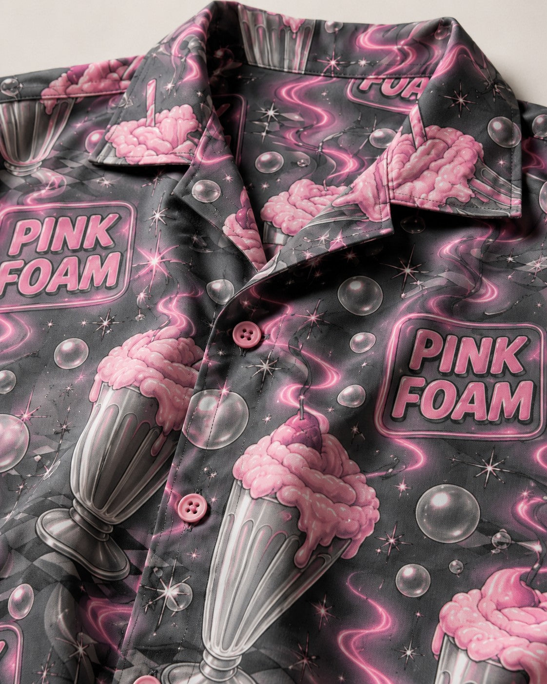 Pink/Grey Hawaiian Shirt, lifestyle 2
