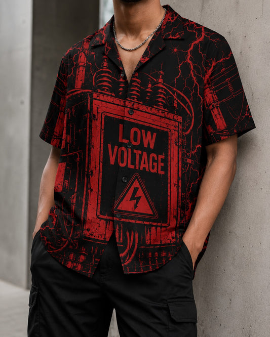 Red/Black Hawaiian Shirt, lifestyle 1