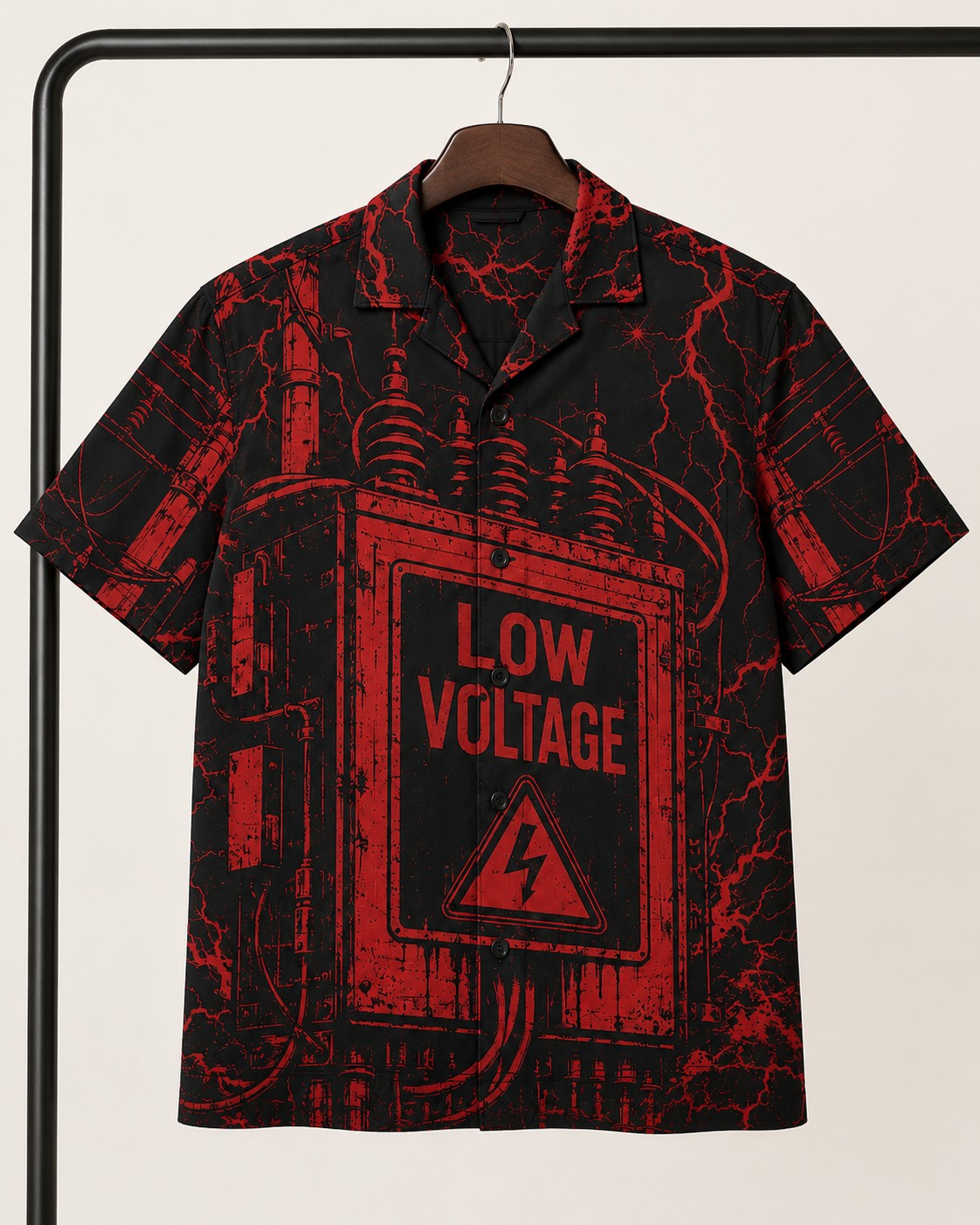 Red/Black Hawaiian Shirt, lifestyle 4