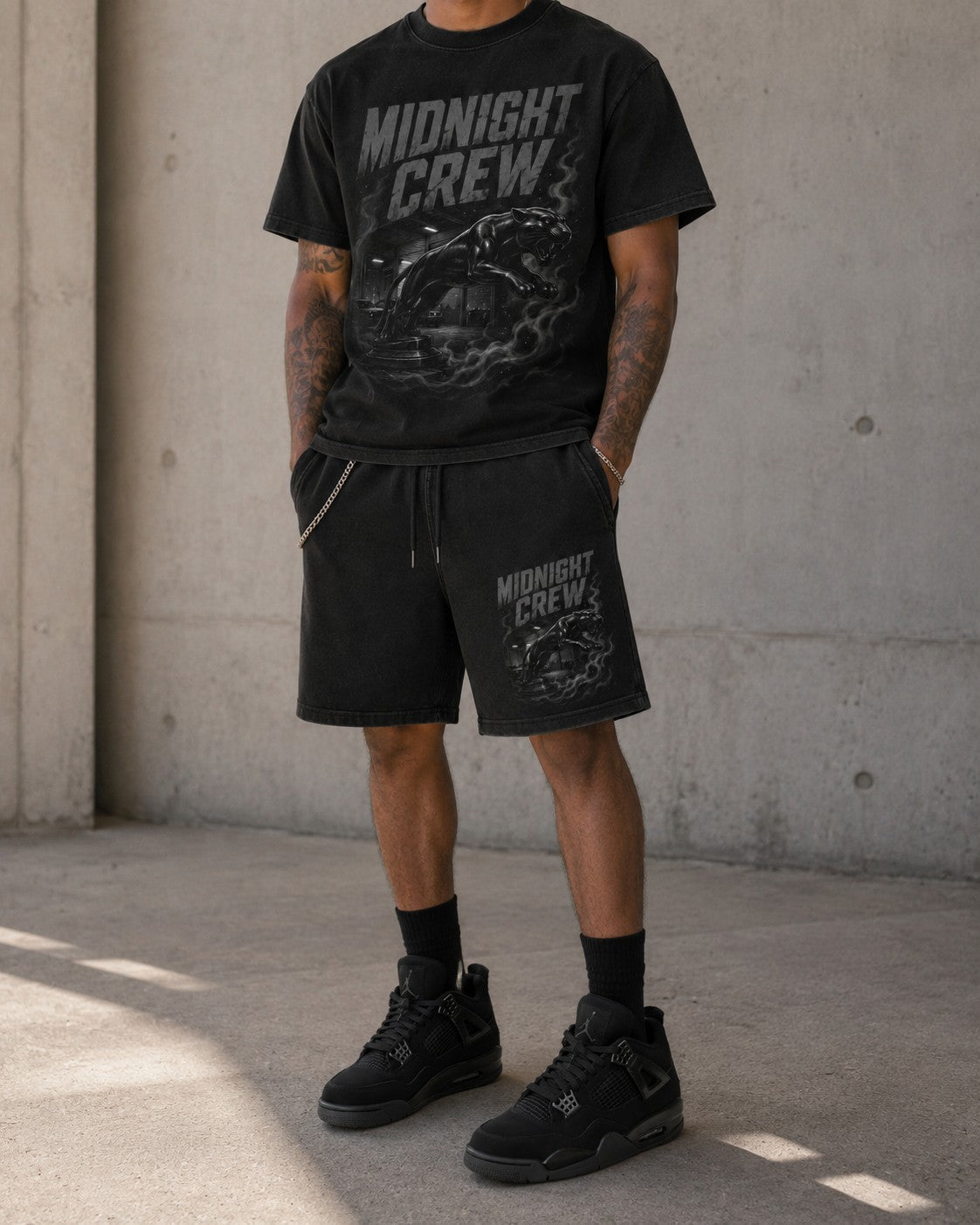 Black/Grey Short Set, lifestyle 3