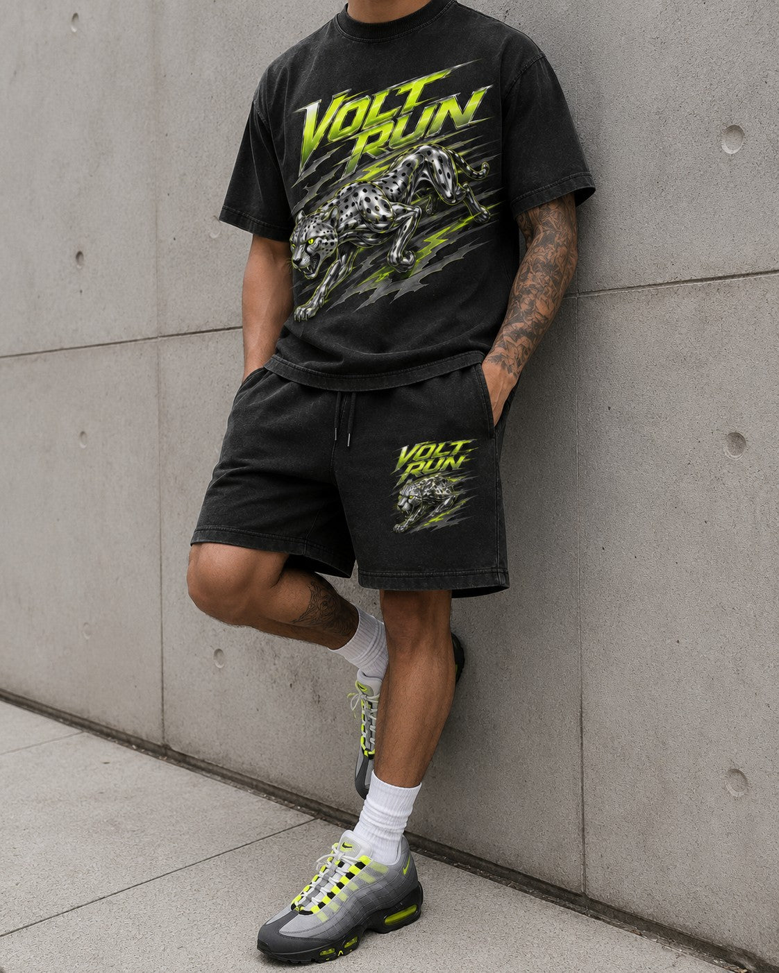 Neon/Grey Short Set, lifestyle 3