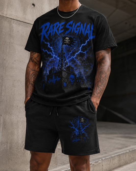 Black/Blue Short Set, lifestyle 1