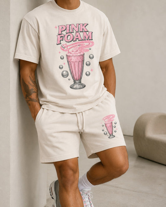 Pink/Grey Short Set, lifestyle 1