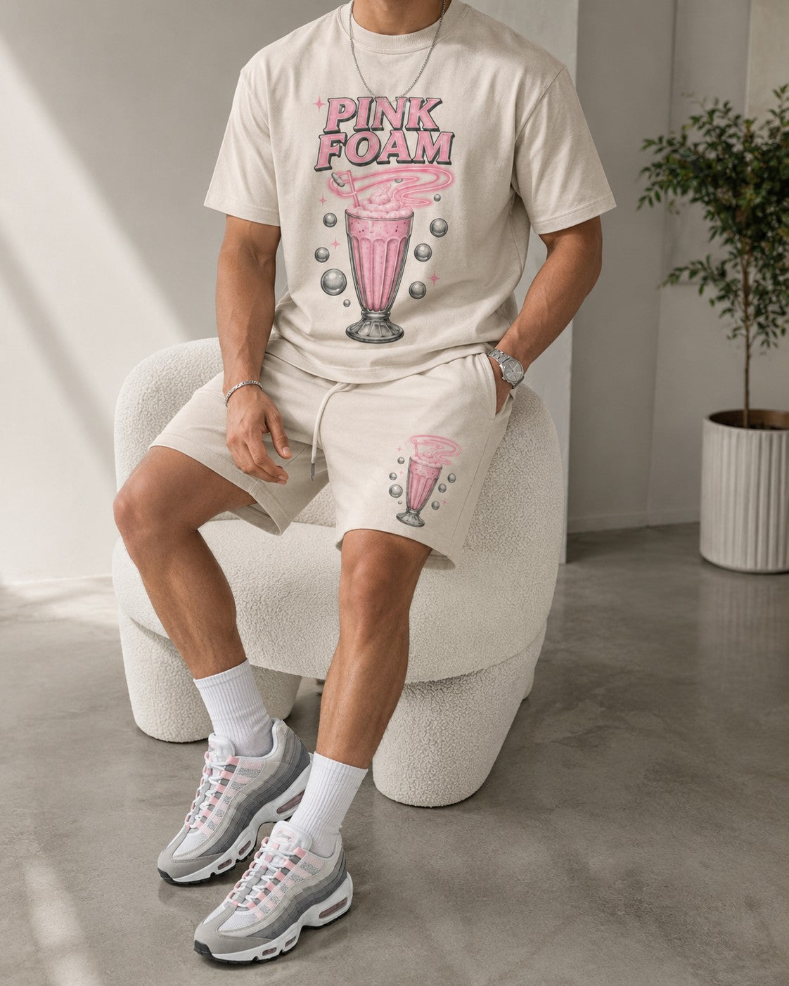 Pink/Grey Short Set, lifestyle 3