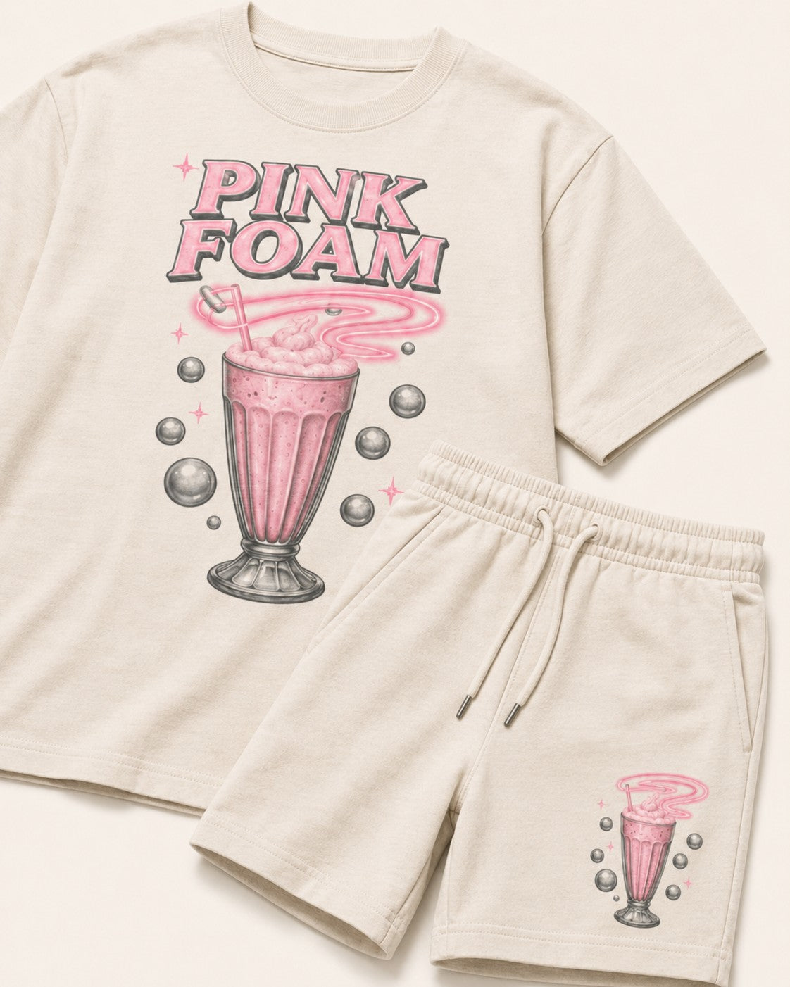 Pink/Grey Short Set, lifestyle 4