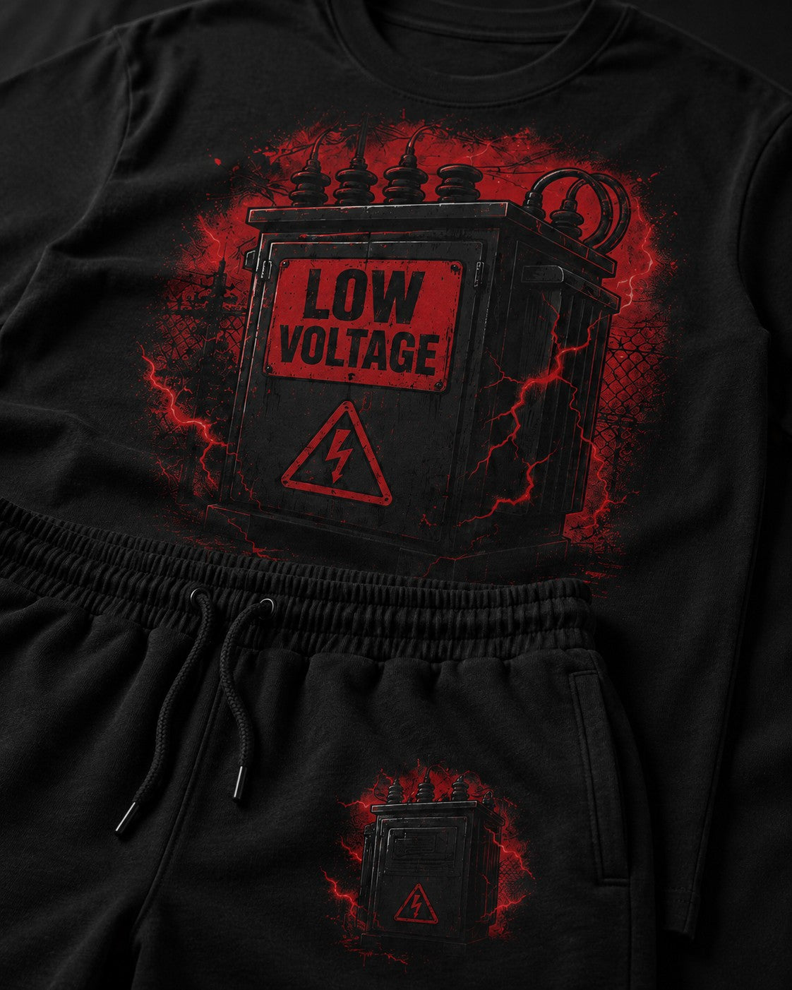 Red/Black Short Set, lifestyle 2