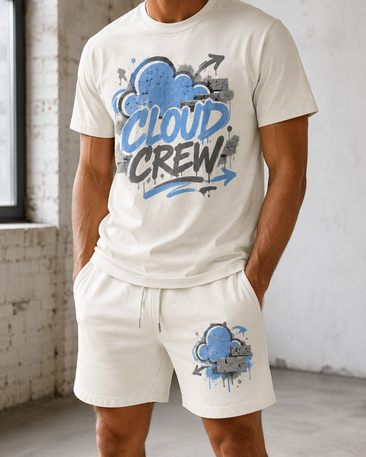 Blue/Grey Short Set, lifestyle 1