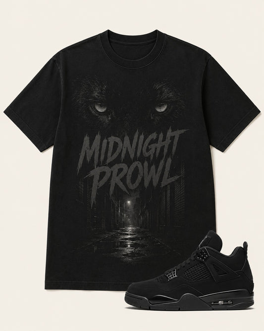 Black/Charcoal Graphic Tee, front