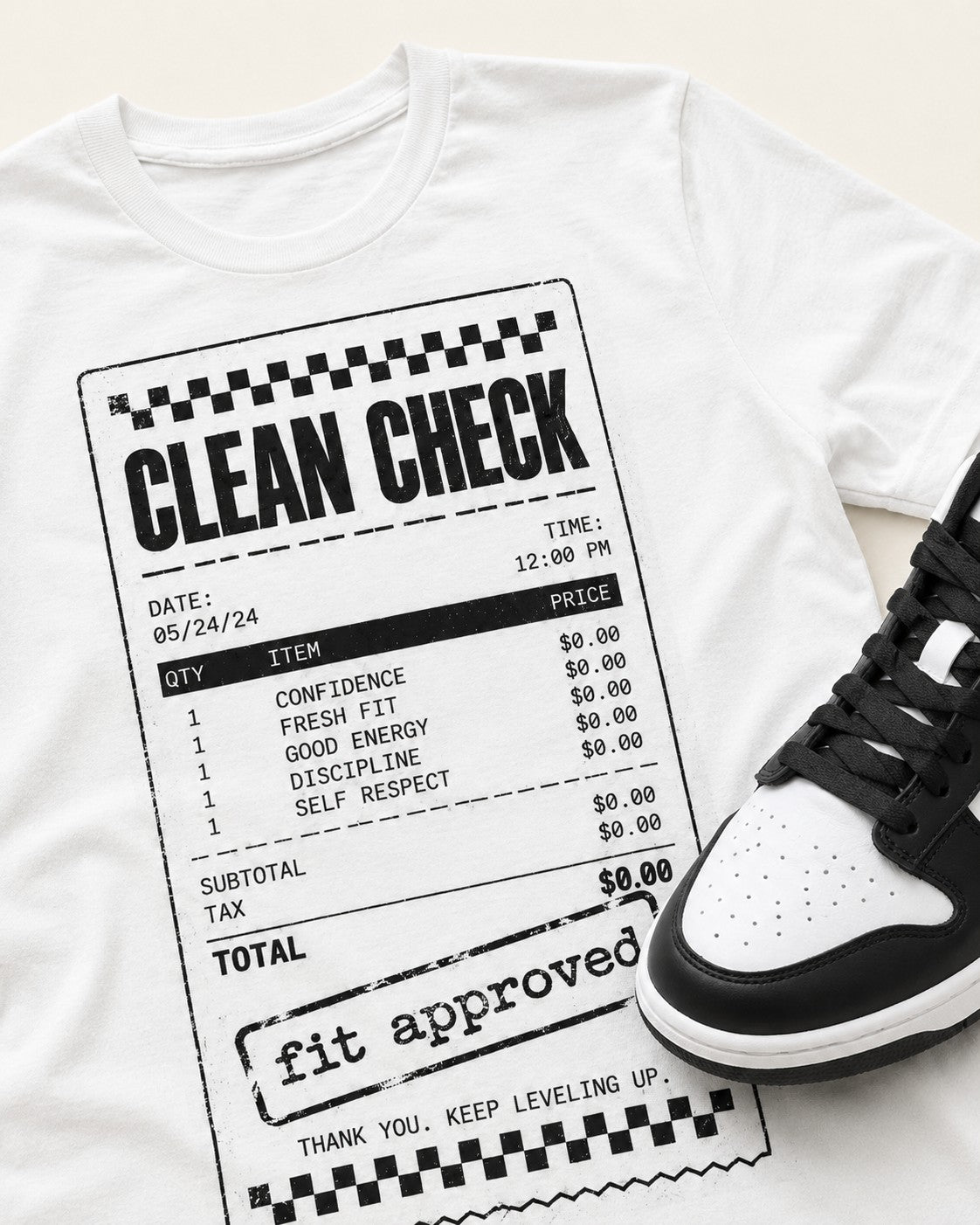 Black/White Graphic Tee, lifestyle 4