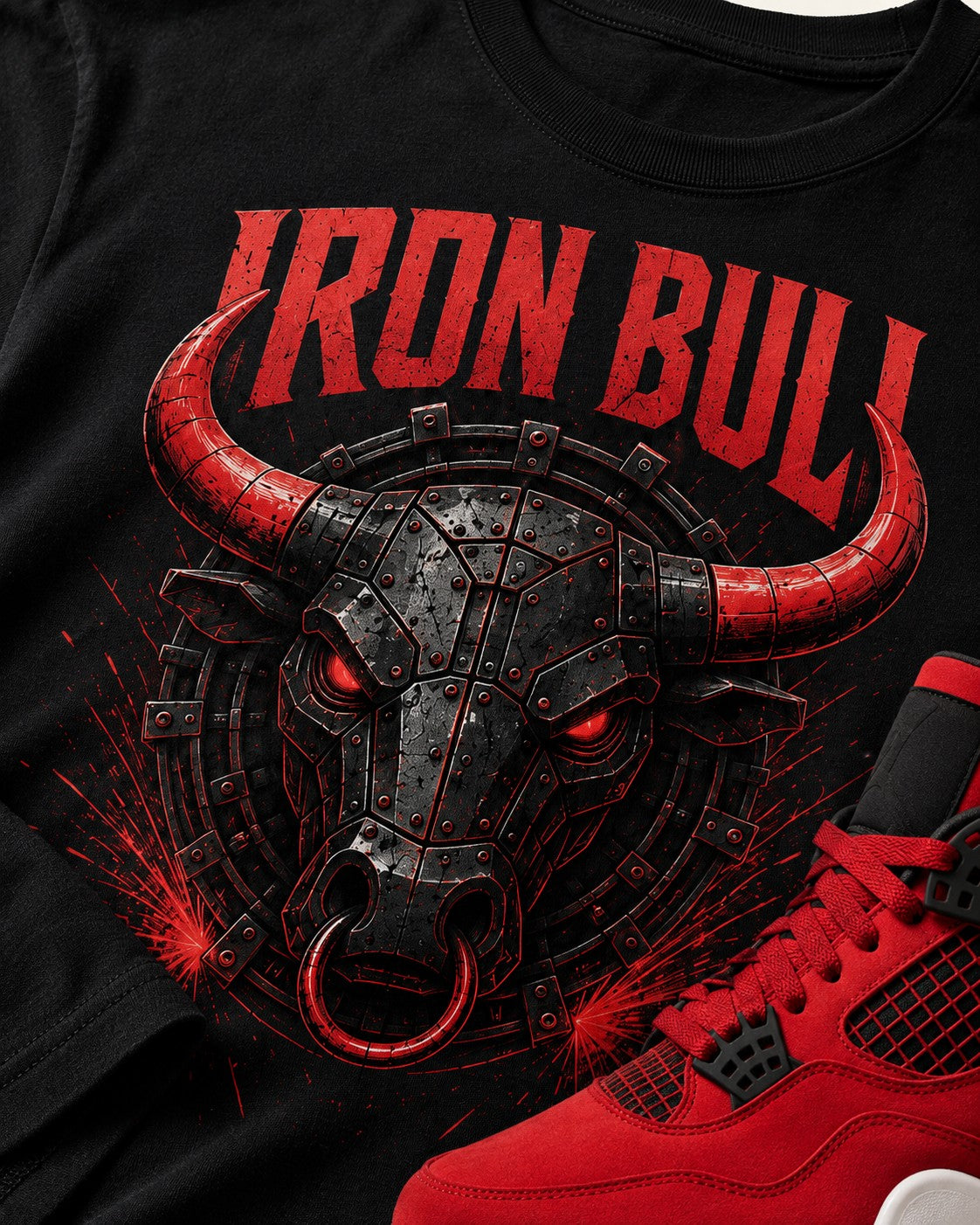 Red/Black Graphic Tee, lifestyle 2