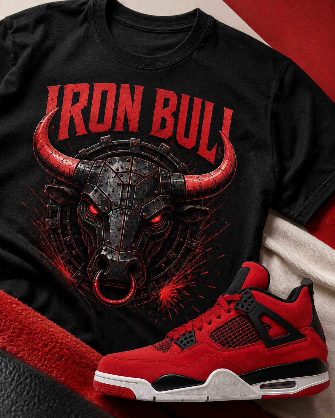 Red/Black Graphic Tee, lifestyle 4