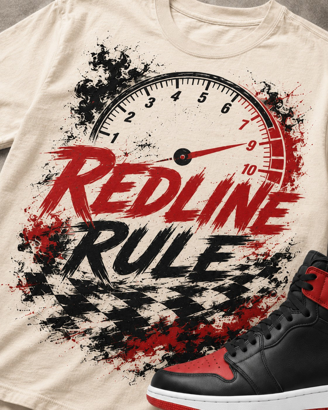 Red/Black Graphic Tee, lifestyle 2