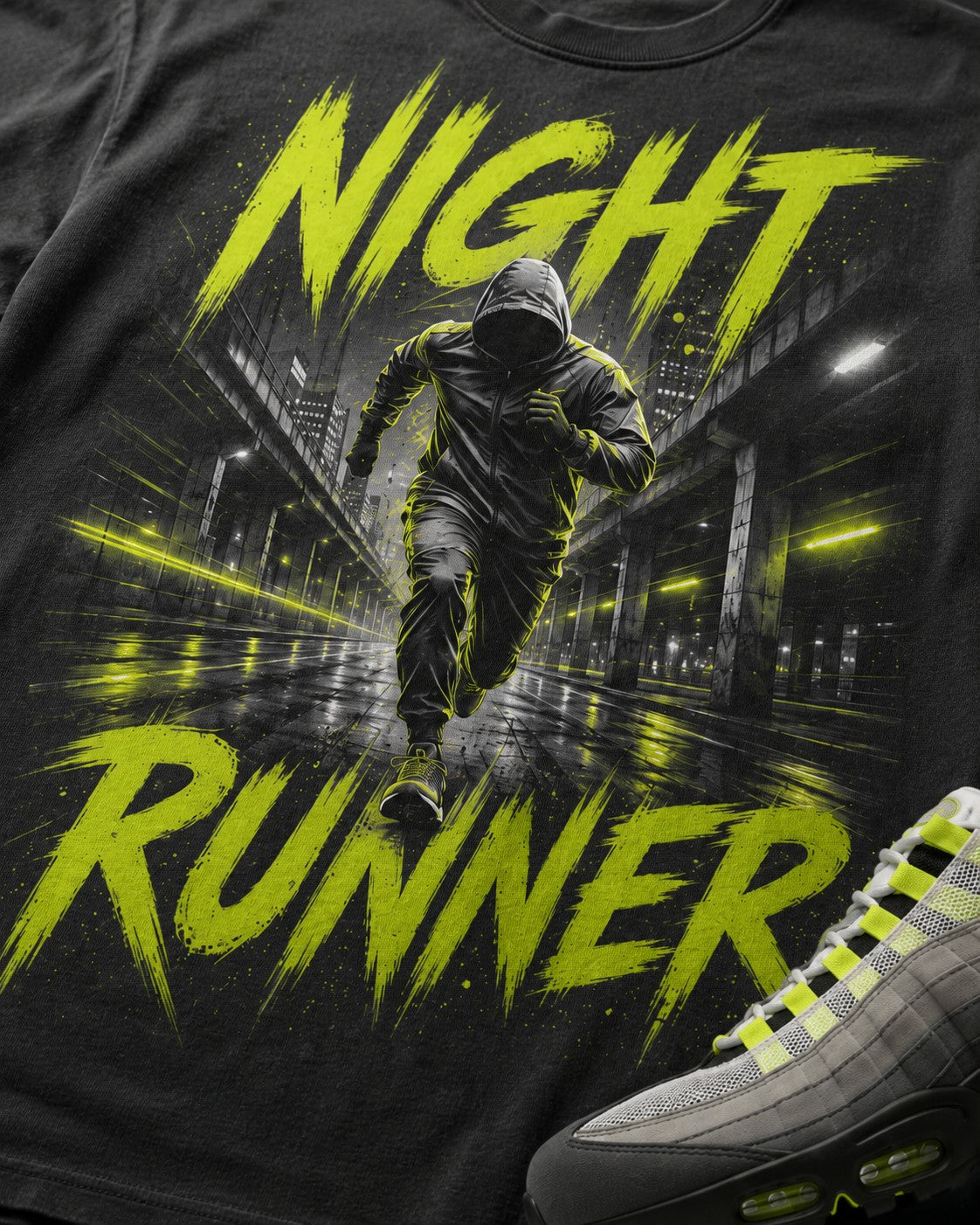 Neon/Grey Graphic Tee, lifestyle 2