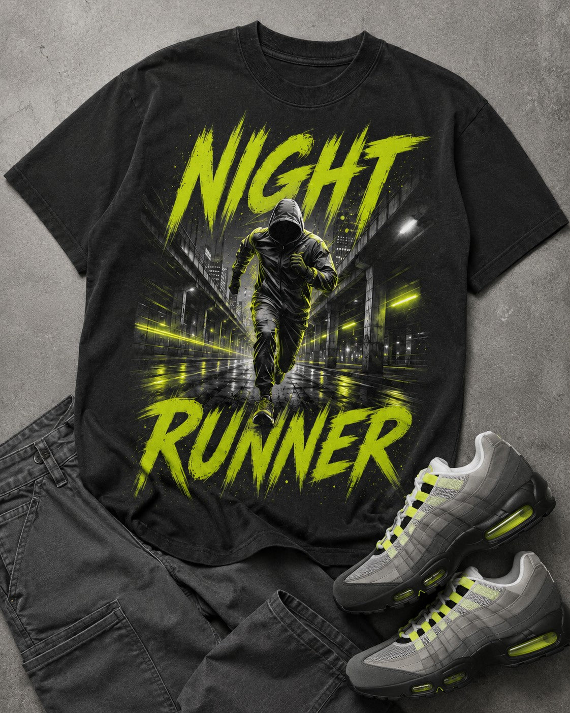 Neon/Grey Graphic Tee, lifestyle 3