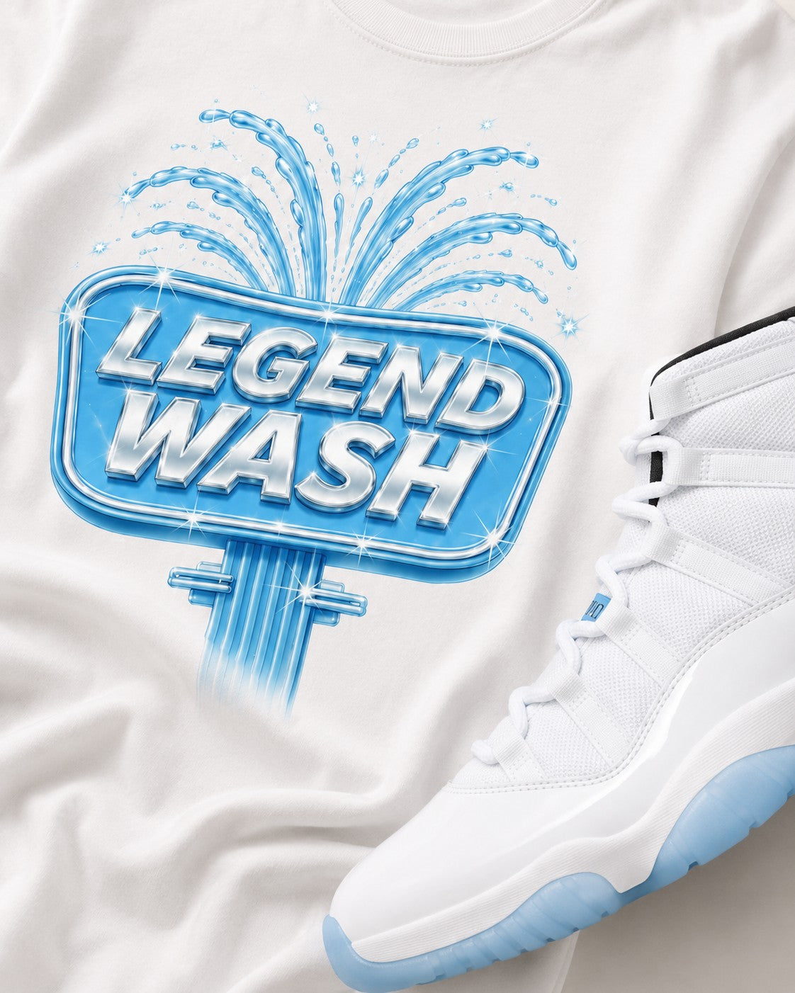 Blue/White Graphic Tee, lifestyle 4
