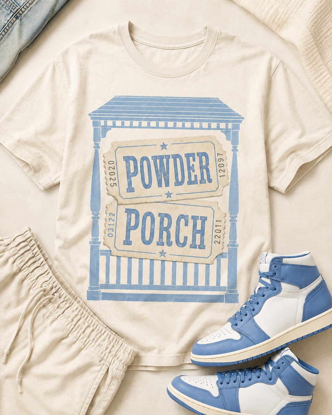 Blue/Sail Graphic Tee, lifestyle 3