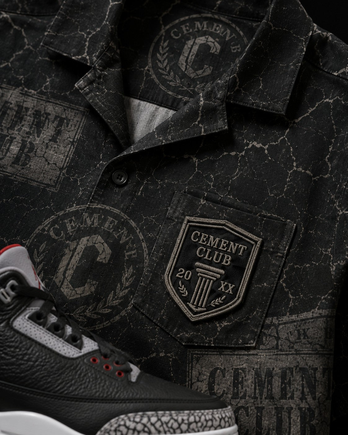 Black/Grey Hawaiian Shirt, lifestyle 2