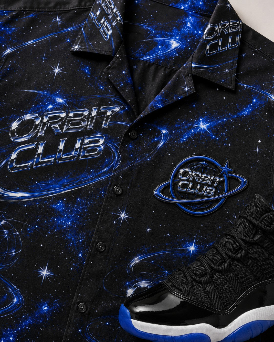 Black/Blue Hawaiian Shirt, lifestyle 2