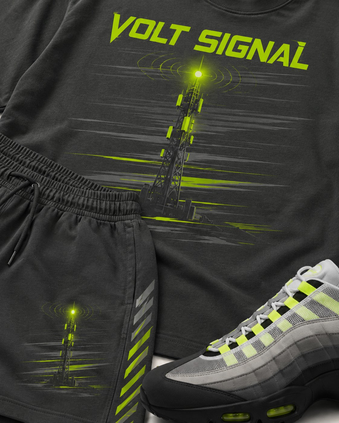 Neon/Grey Short Set, lifestyle 2