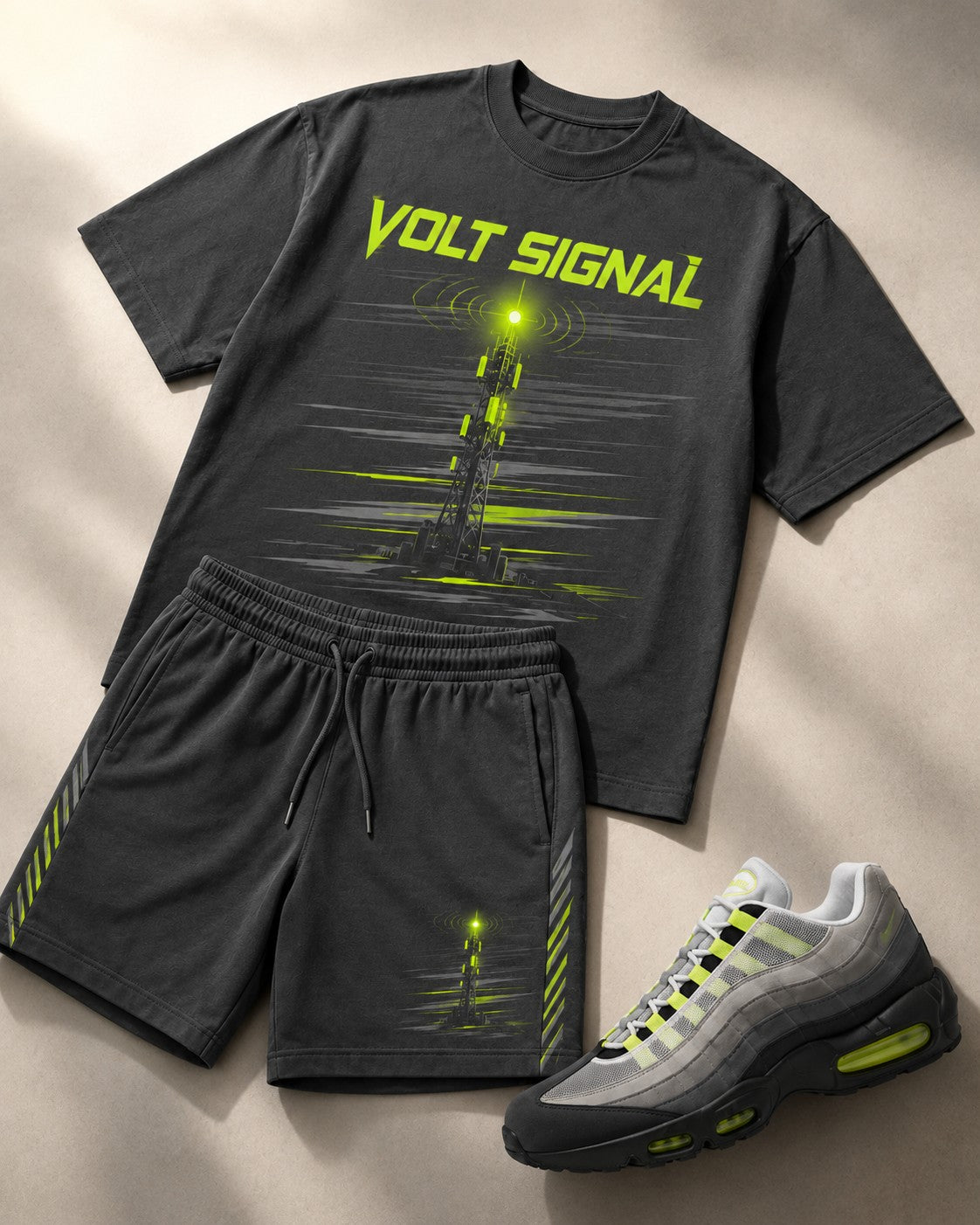 Neon/Grey Short Set, lifestyle 3