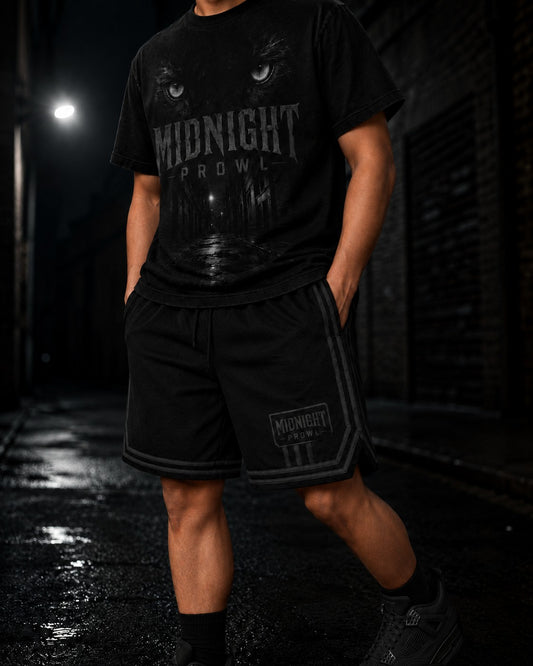 Black/Charcoal Short Set, lifestyle 1