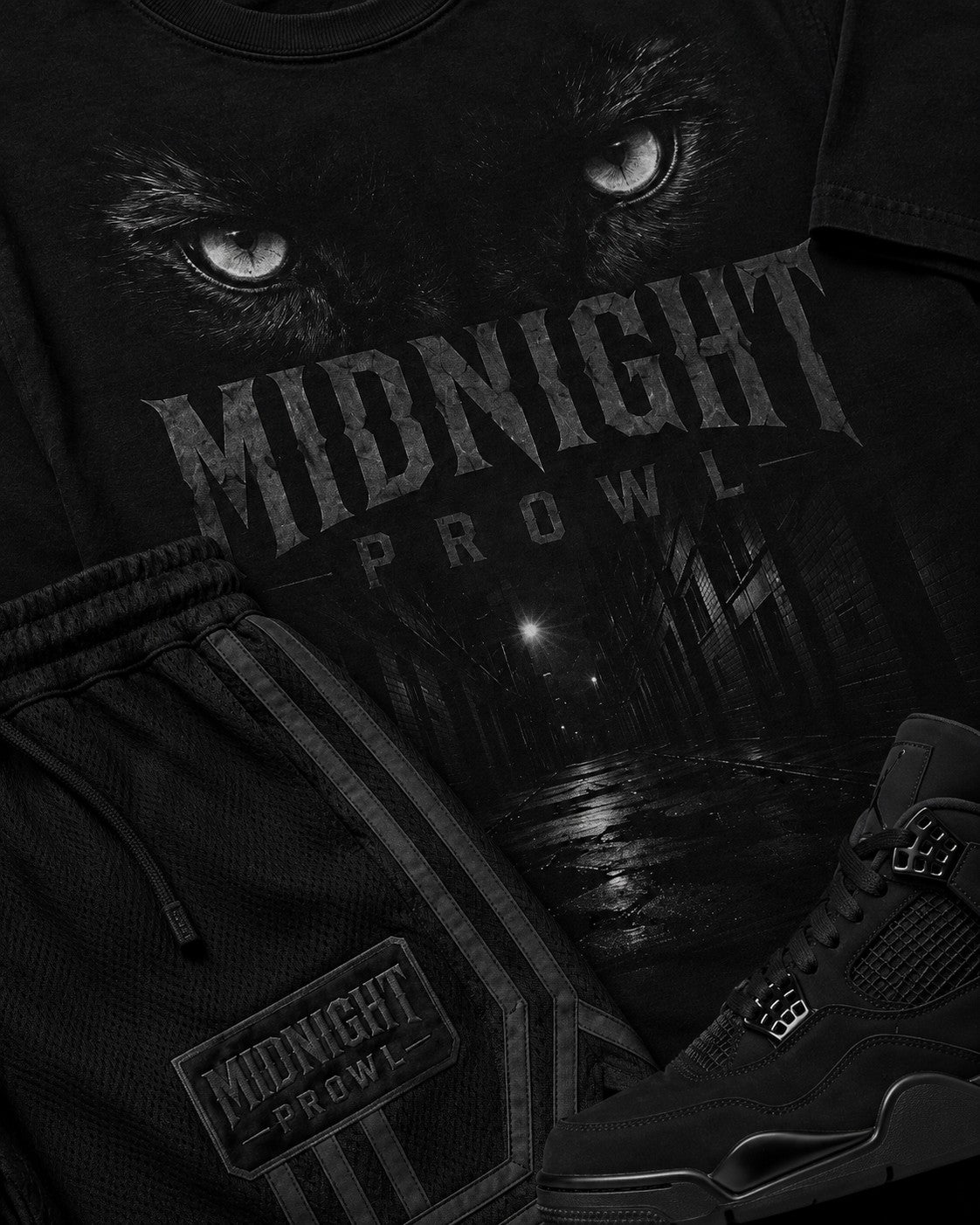 Black/Charcoal Short Set, lifestyle 2