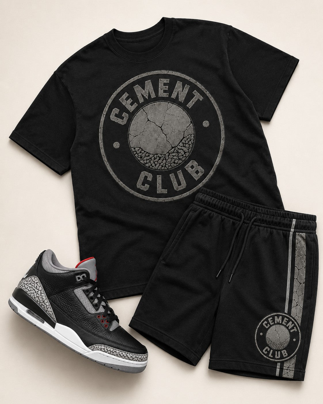 Black/Grey Short Set, lifestyle 3