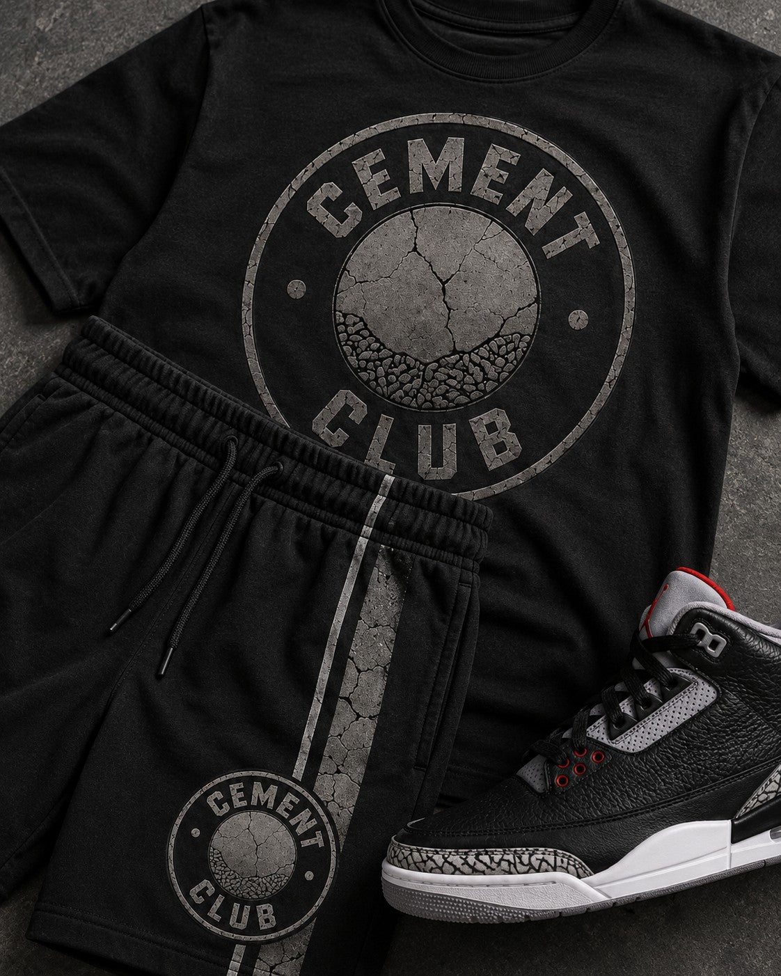 Black/Grey Short Set, lifestyle 4