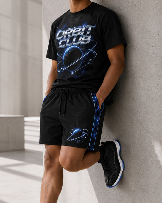 Black/Blue Short Set, lifestyle 1