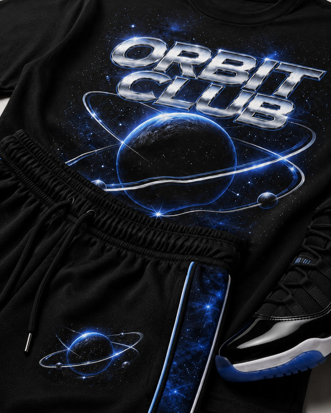 Black/Blue Short Set, lifestyle 2