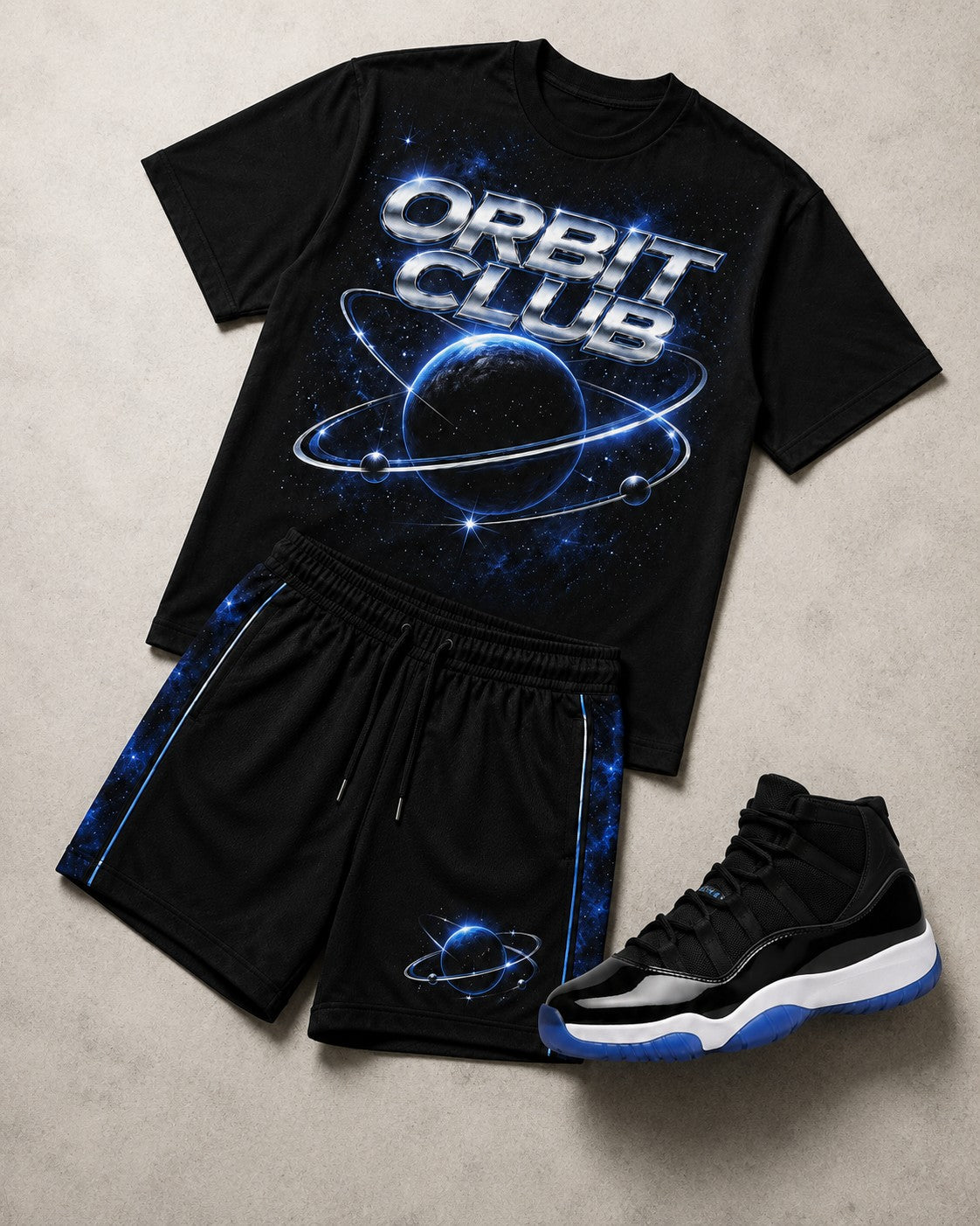 Black/Blue Short Set, lifestyle 3