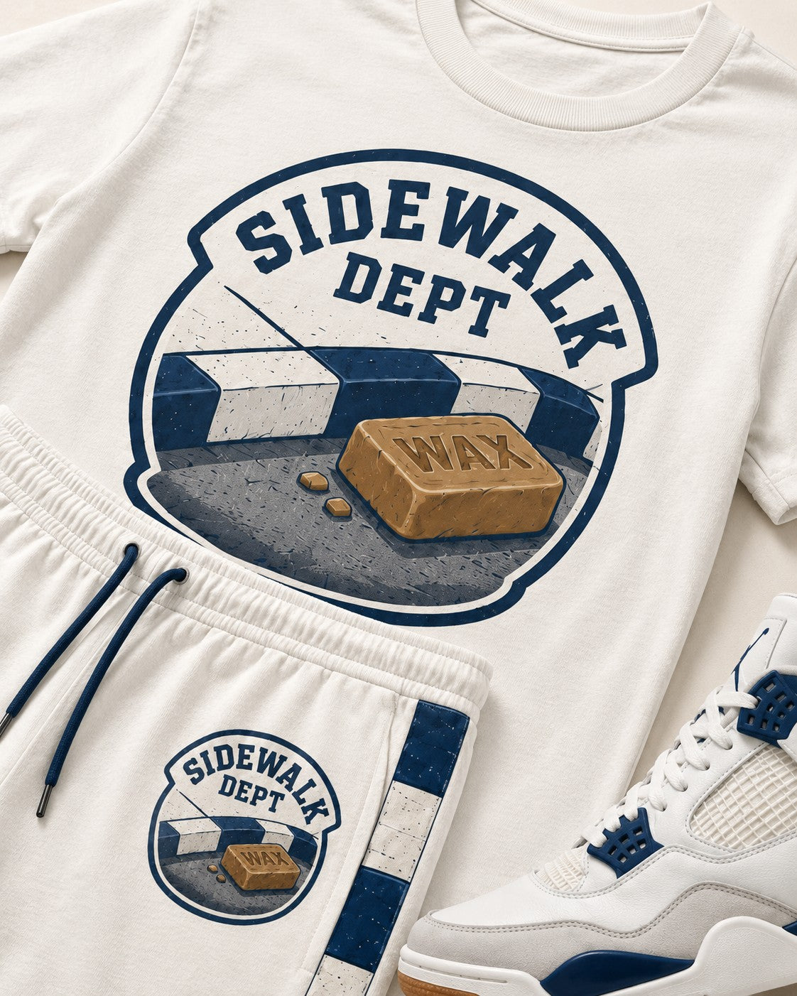 Navy/White Short Set, lifestyle 3