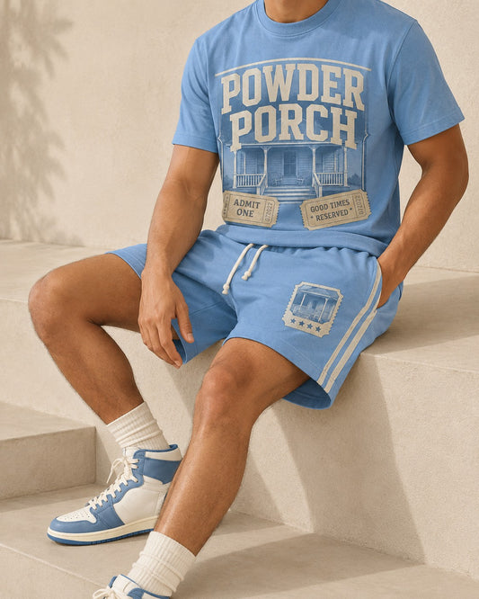 Blue/Sail Short Set, lifestyle 1