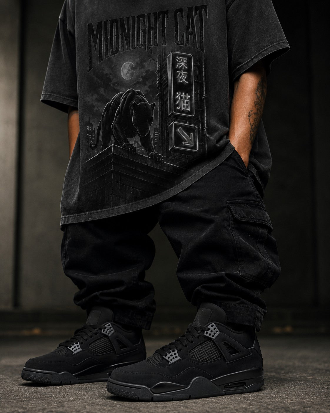 Black/Graphite Graphic Tee, lifestyle 4