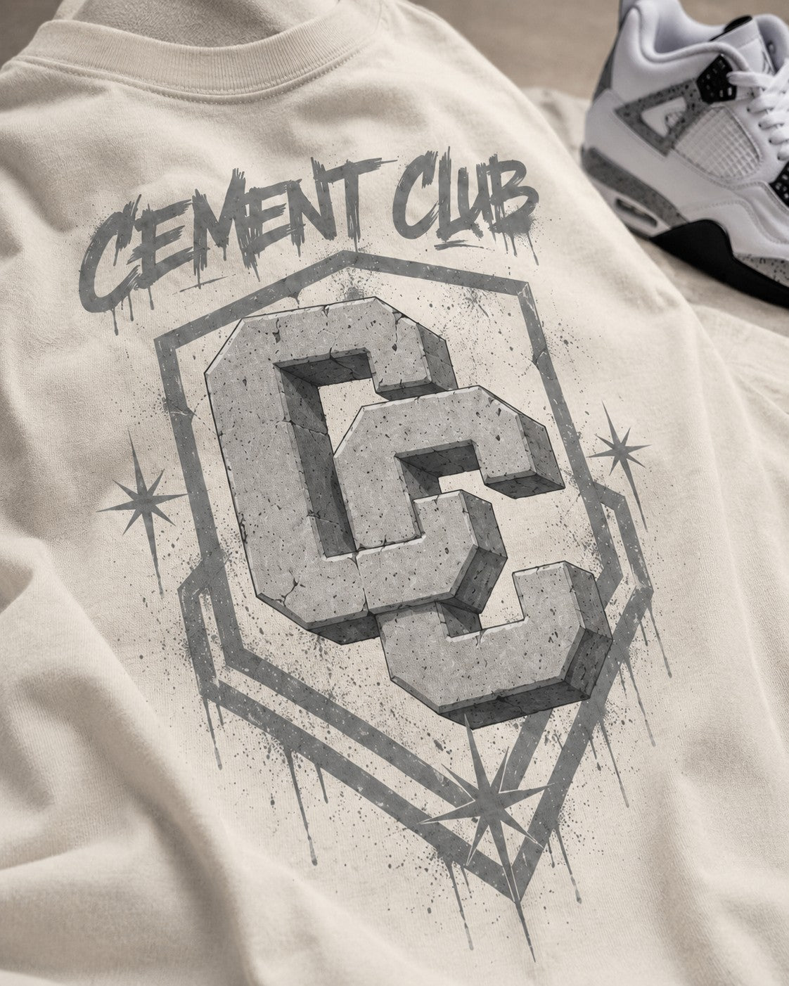 White/Grey Graphic Tee, lifestyle 2
