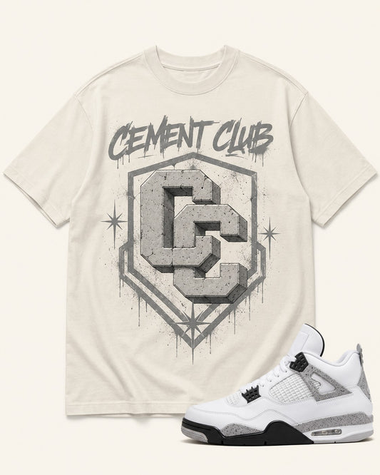 White/Grey Graphic Tee, front