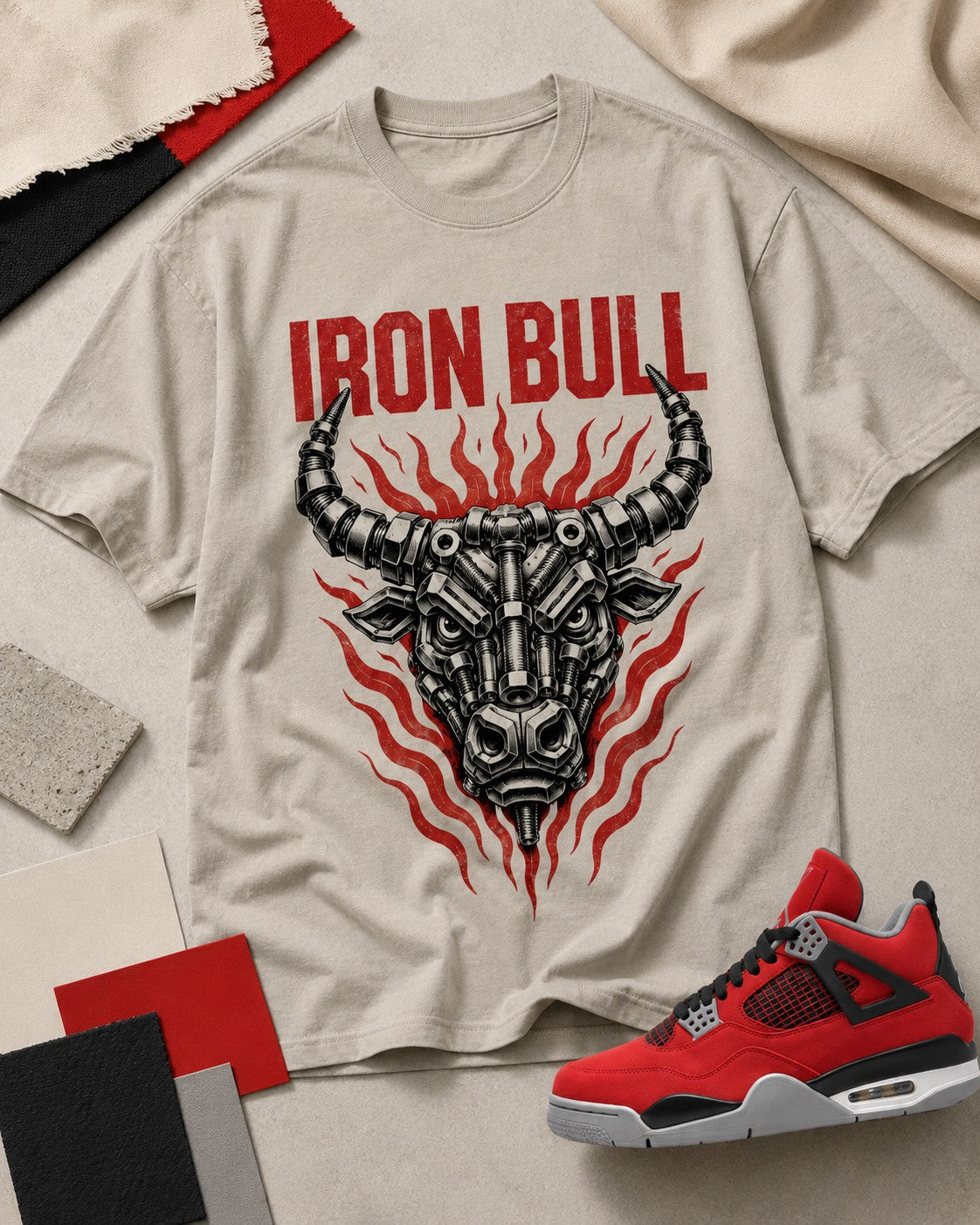 Red/Black Graphic Tee, lifestyle 3