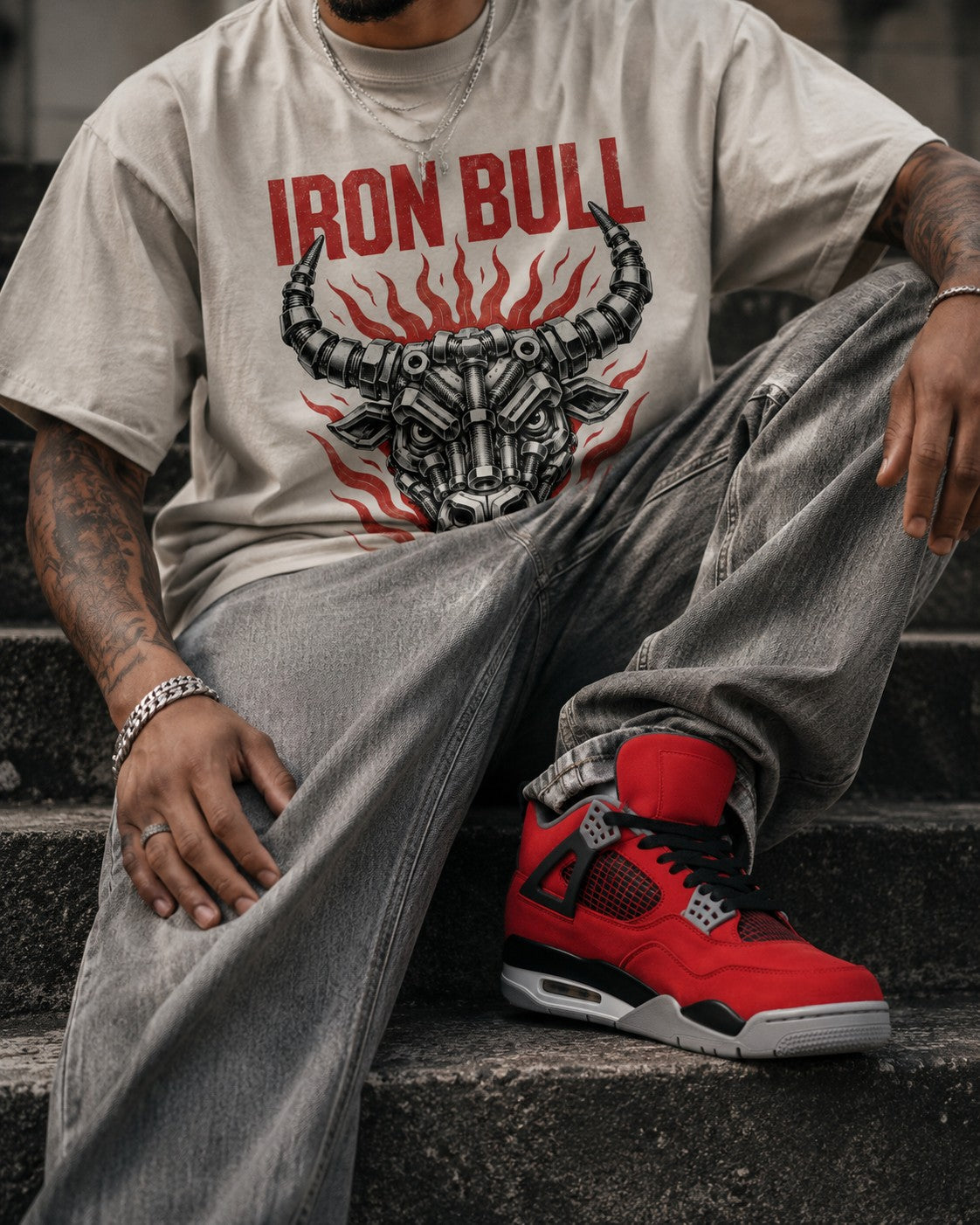 Red/Black Graphic Tee, lifestyle 4