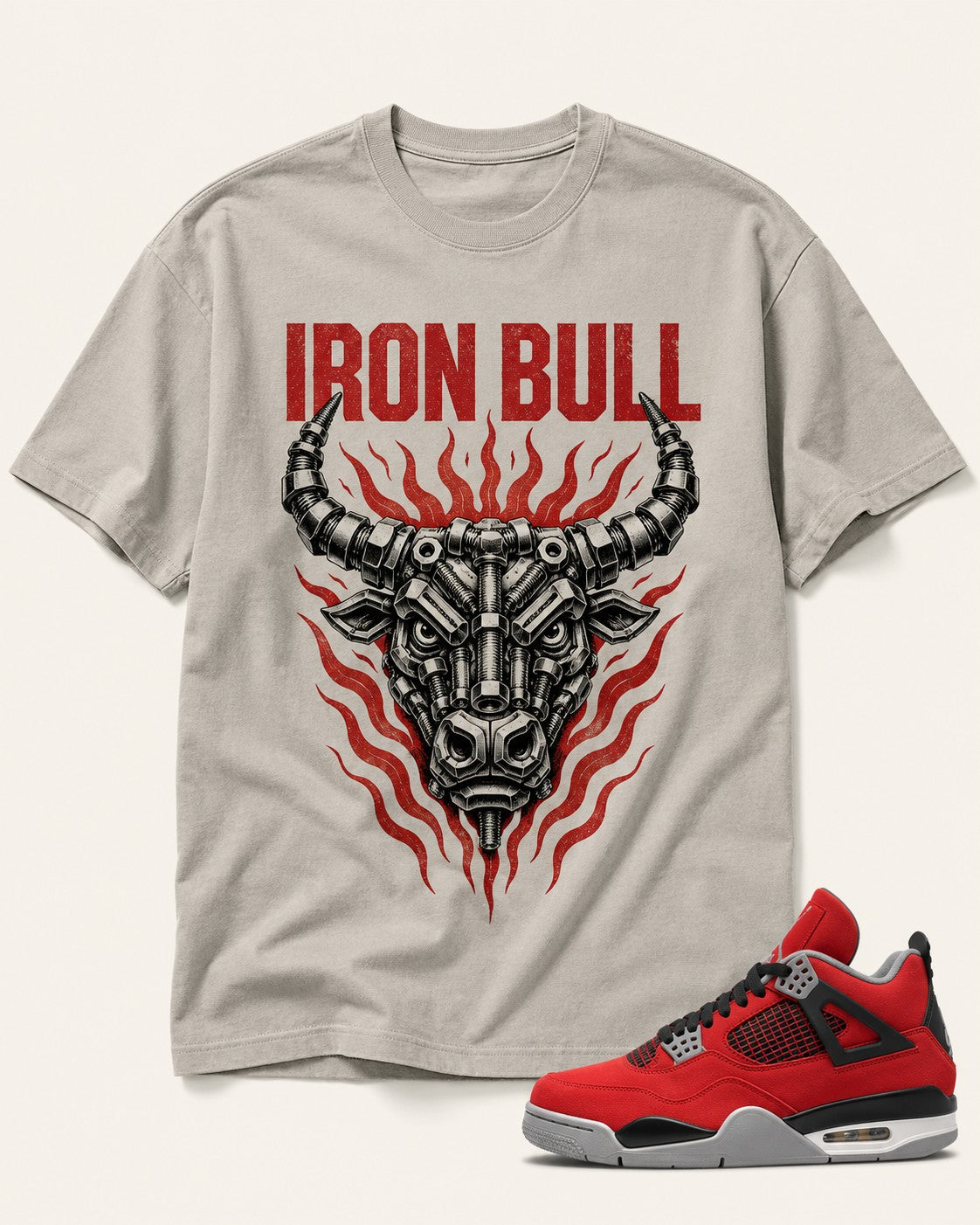 Red/Black Graphic Tee, front