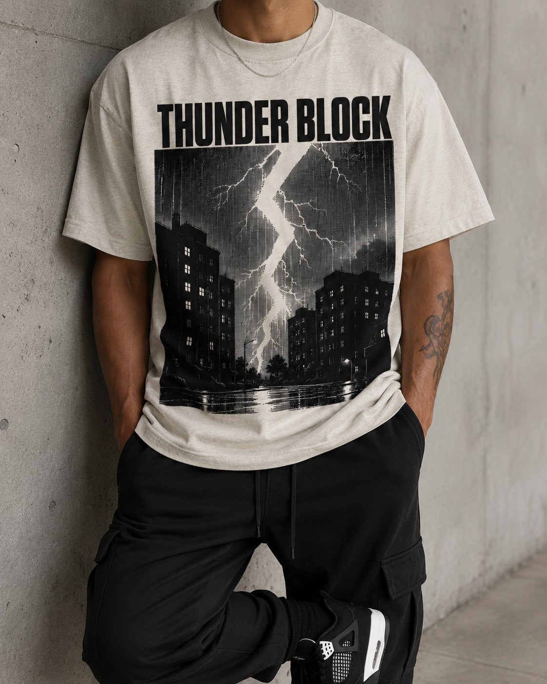 Black/White Graphic Tee, lifestyle 1