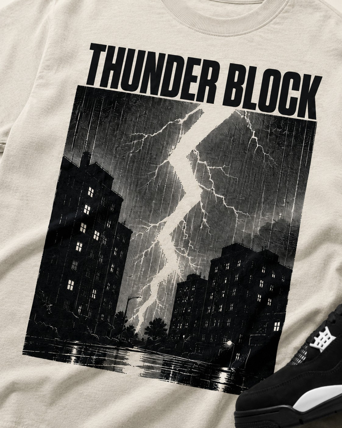 Black/White Graphic Tee, lifestyle 2