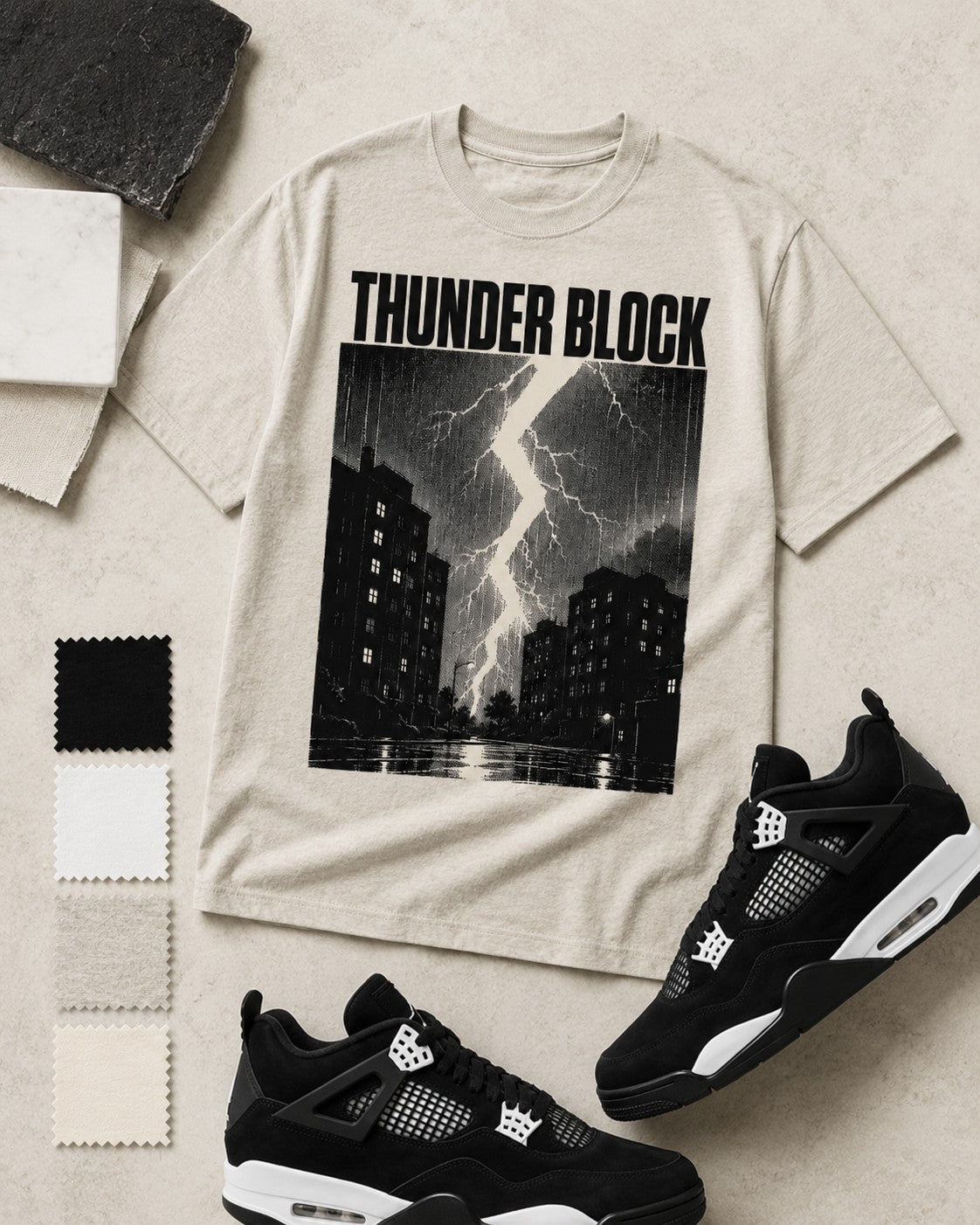 Black/White Graphic Tee, lifestyle 3