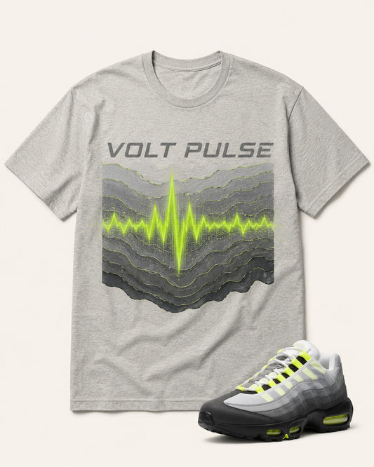 Neon/Grey Graphic Tee, front