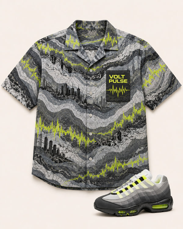 Air Max 95 OG Neon Matching Hawaiian Shirt Volt Pulse Shirt To Match