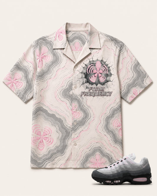 Pink/Grey Hawaiian Shirt, lifestyle 1