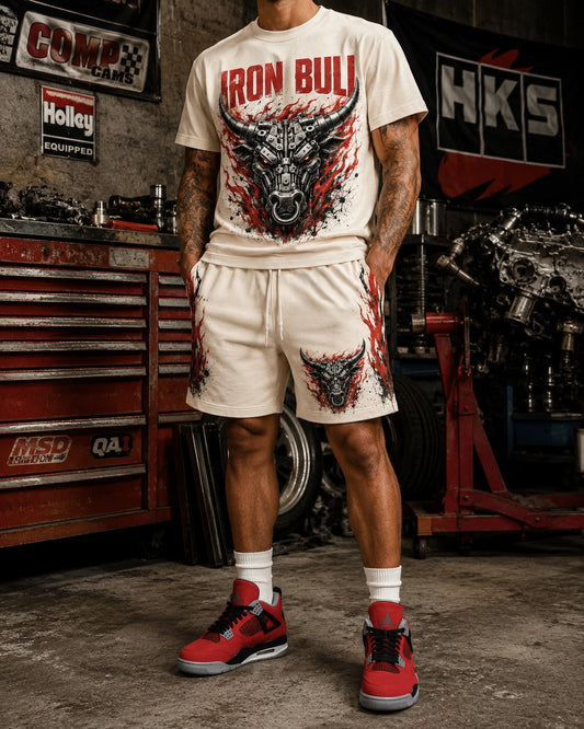 Red/Black Short Set, lifestyle 1